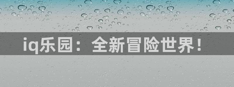 鼎点娱乐网址注册：iq乐园：全新冒险世界！
